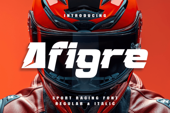 Afigre Racing Font for Bold Web Design