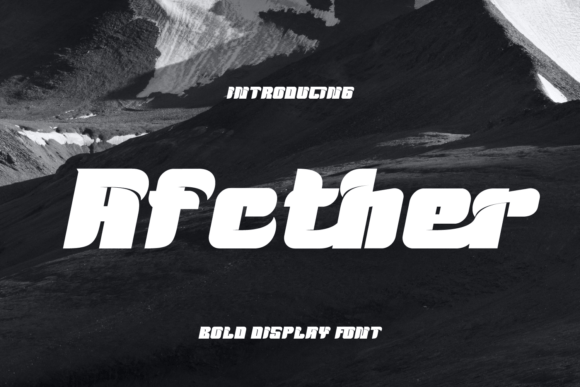 Aftcher Bold Display Font for High-Impact Campaign Graphics