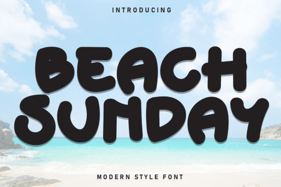 Beach Sunday Font for Web Design