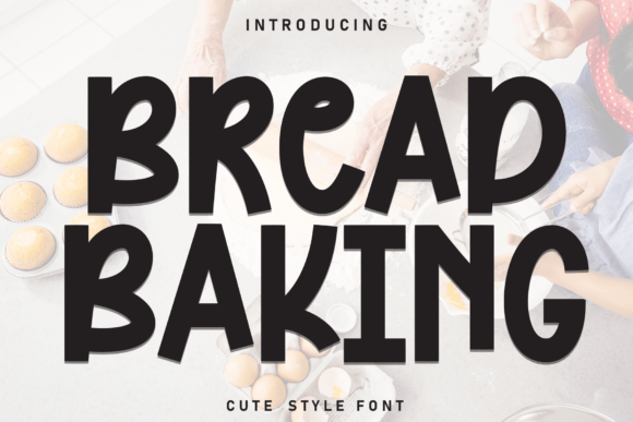 Bread Baking Font for Creative Projects