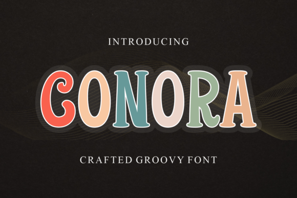 Conora: A Bold Display Font