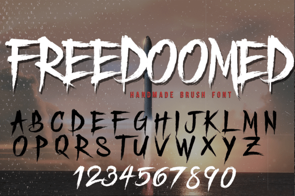 Freedoomed: A Display Font for Creative Expression