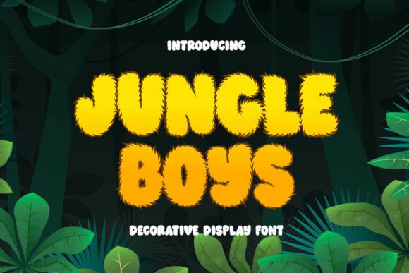 Jungle Boys: A Display Font for Editorial Storytelling