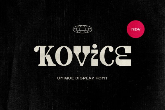 Kovice Font: Retro Display Type
