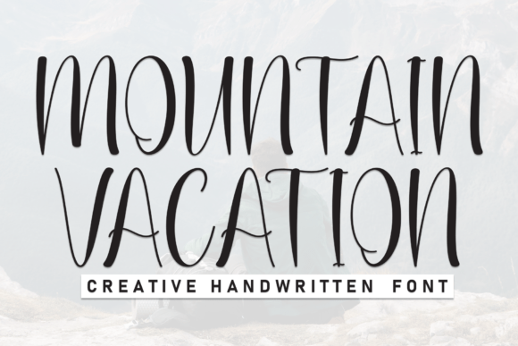 Mountain Vacation: A Whimsical Display Font for Adventurous Branding