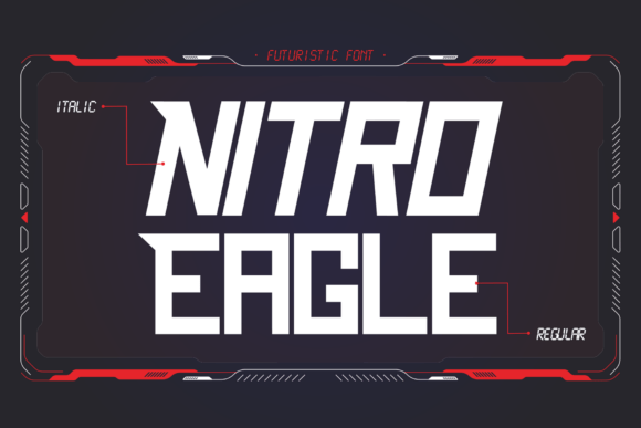 Nitro Eagle Font: Bold and Angular