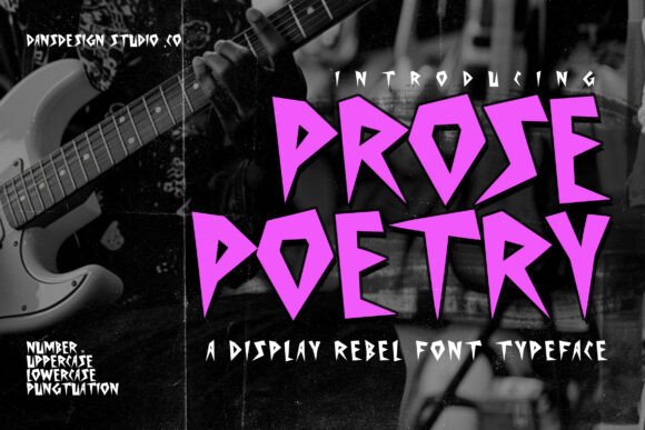 Prose Poetry Font