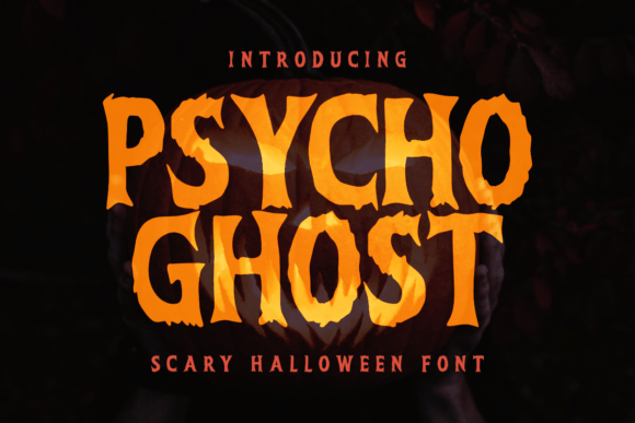 Psychoghost Regular: A Hand-Drawn Display Font for Editorial Mood and Seasonal Branding