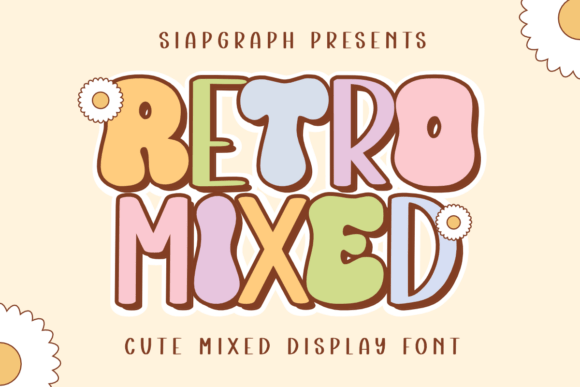 Retro Mixed Font for Creative Projects