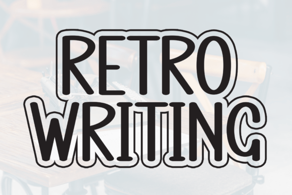 Retro Writing Font for Business Branding