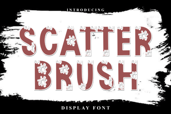 Scatter Brush Font