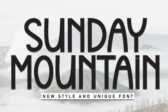 Sunday Mountain Font for Business Branding
