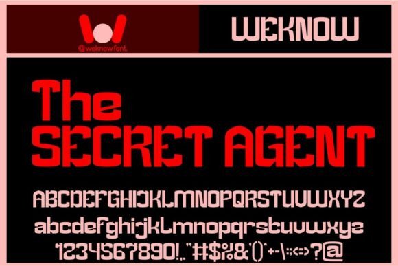 The Secret Agent Font for Web Design and Branding Projects