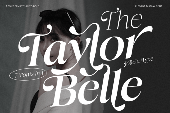 The Taylor Belle: A Serif Display Font for Handmade Products