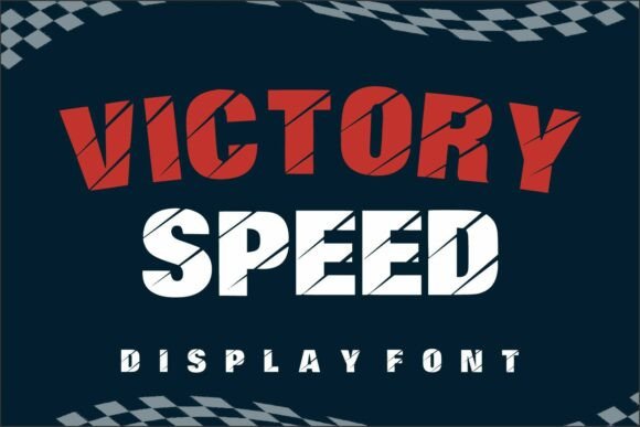 Victory Speed Display Font: Grunge Elegance for Campaigns