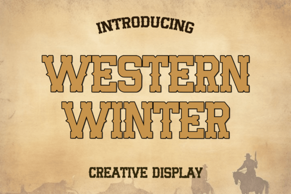 Western Winter Font for Bold Branding