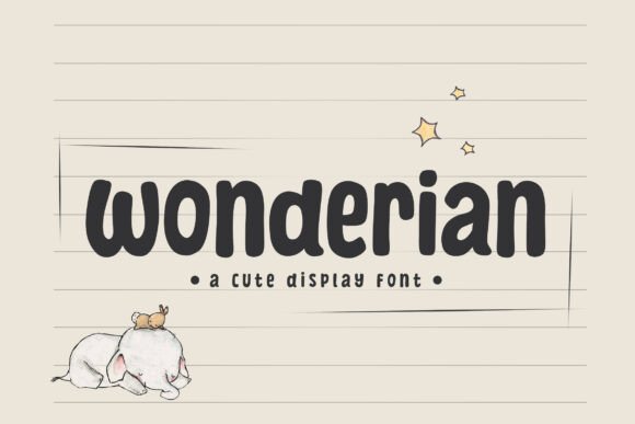 Wonderian Display Font for Campaigns and Brand Visuals